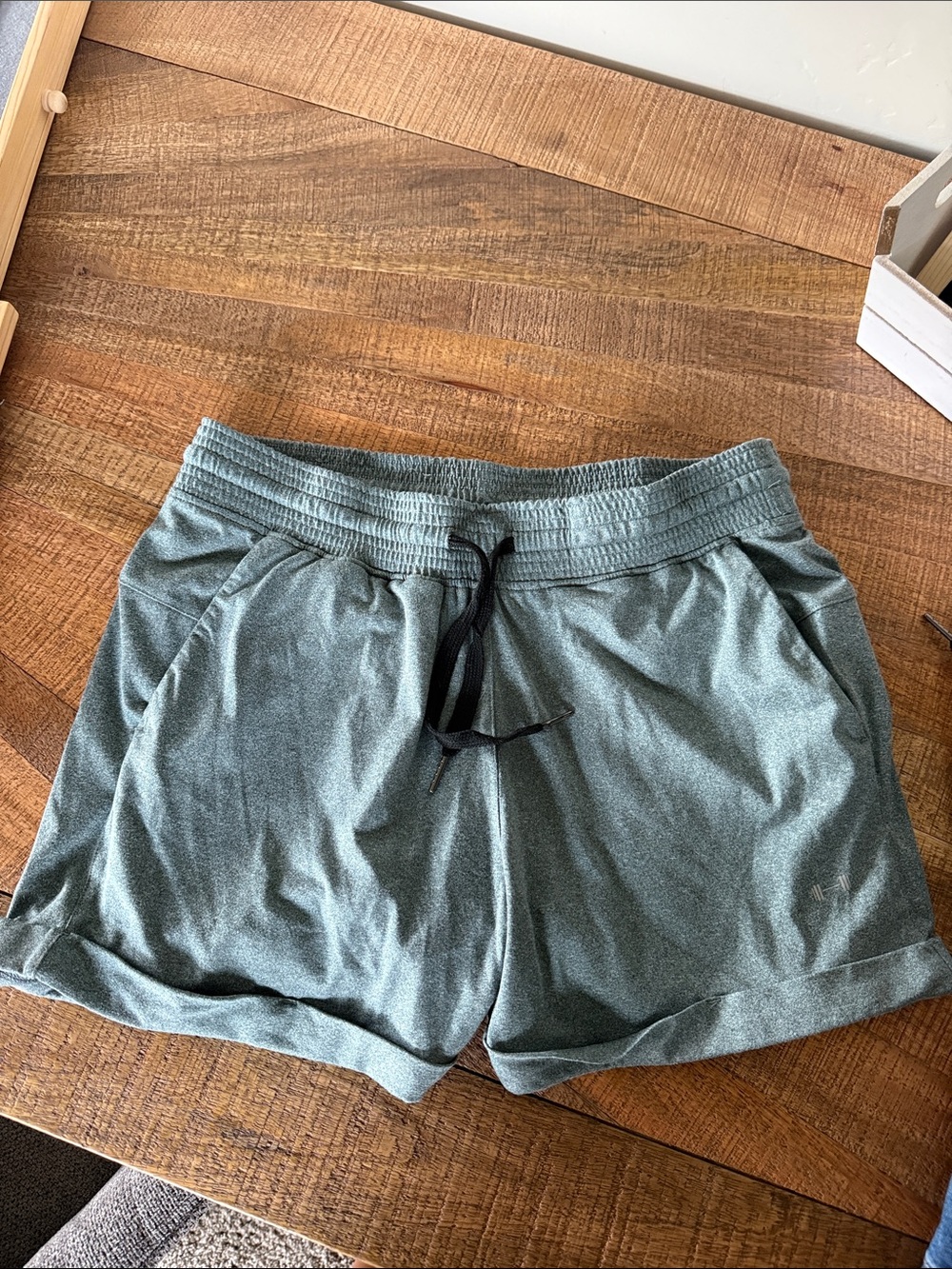Born Primitive Women's Athletic Drawstring Shorts - Sage Green
